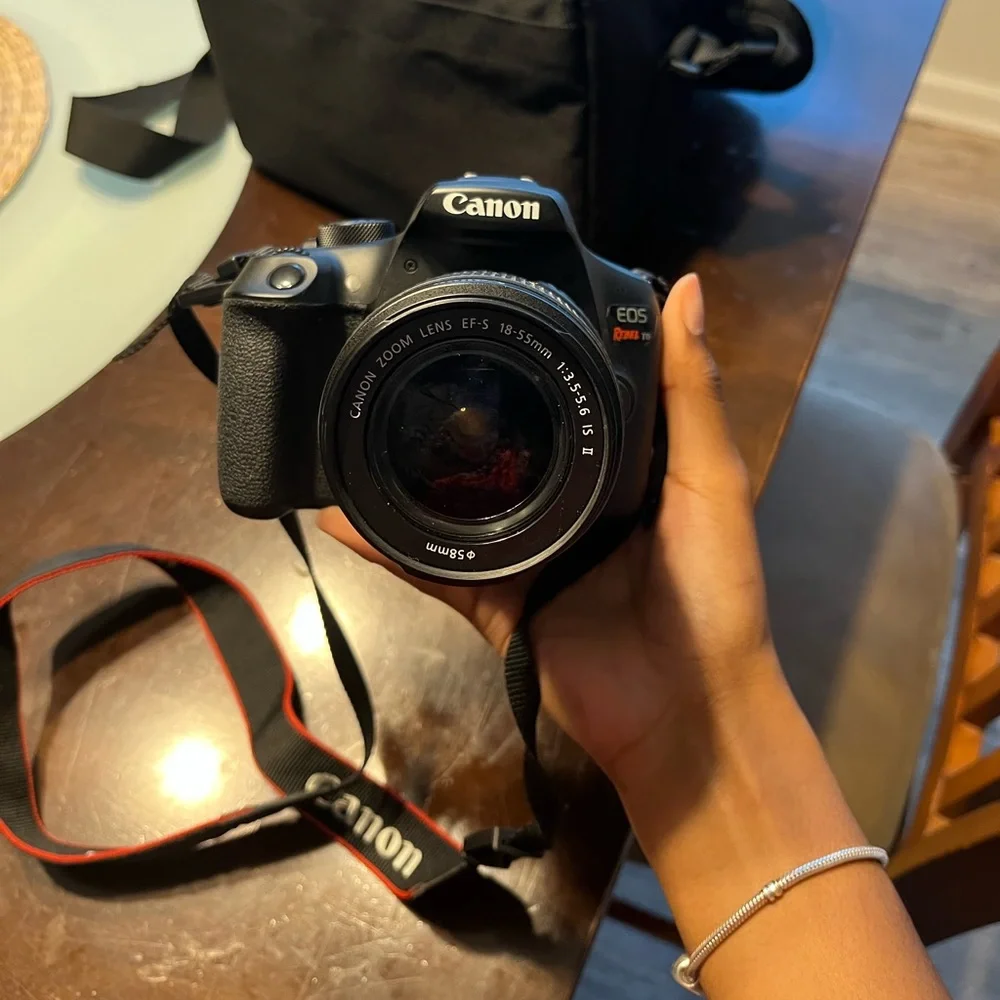 Canon Eos Rebel T6 Digital SLR Camera kit with ER-S, 18-55mm f/3.5-5.6 Black